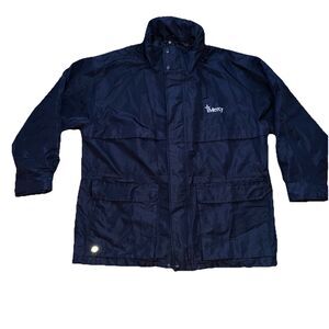 Mercy Stormtech Employee Jacket Mens 2XL Black Hooded Winter